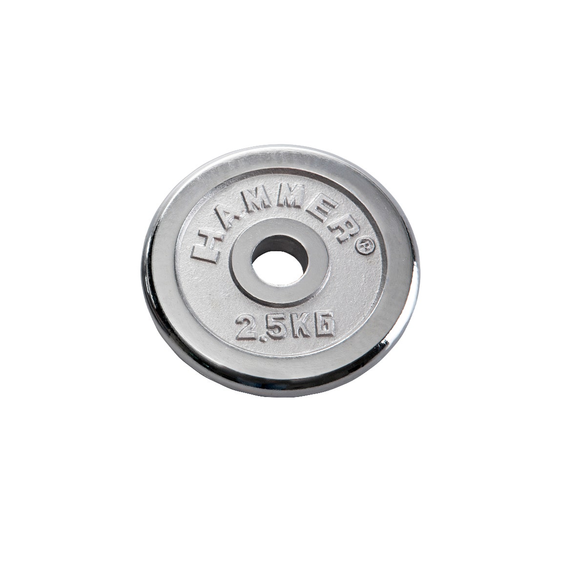 Weight plate, chrome  0.5 - 10kg