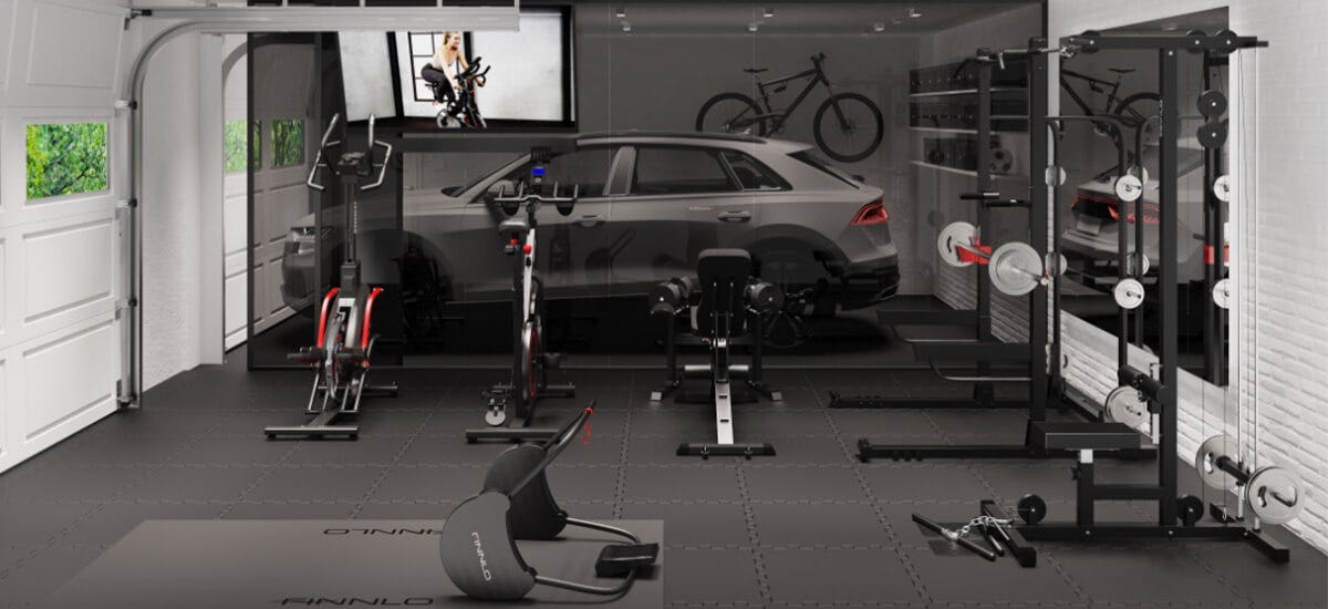 Home Gym in der Garage