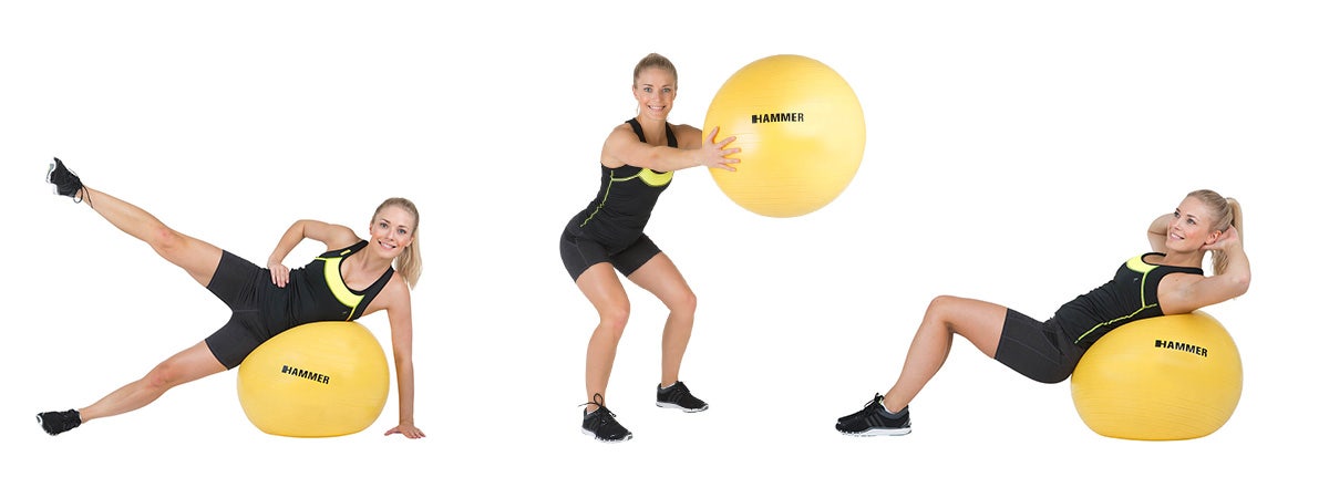 Pilates Übungen mit Kleinfitnessgeräten