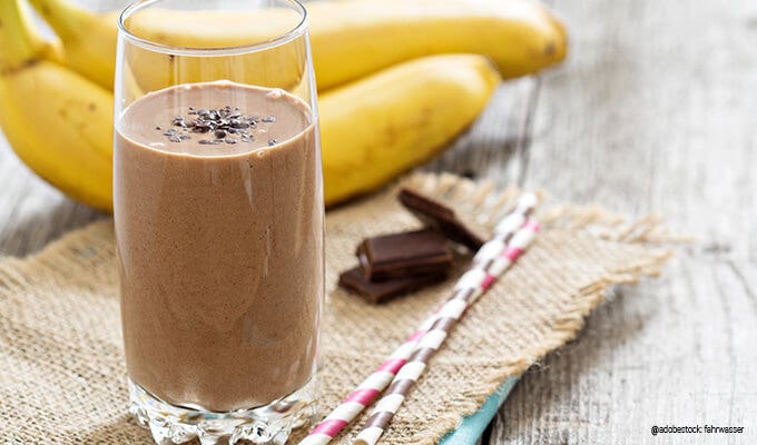 Schoko-Erdnussbutter-Smoothie